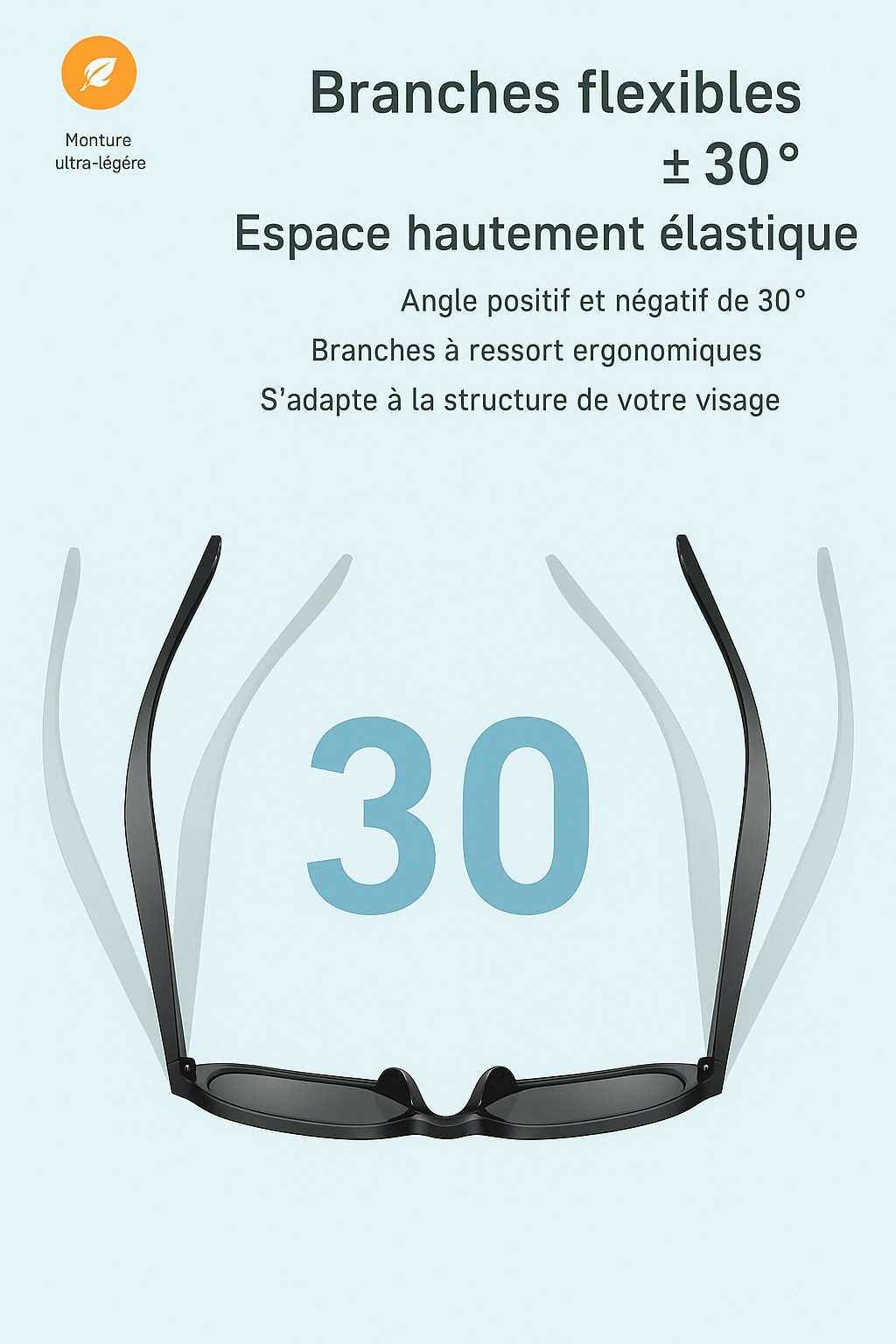 SmartVision™ – Lunettes Connectées Élégantes avec Audio Bluetooth et Filtre UV