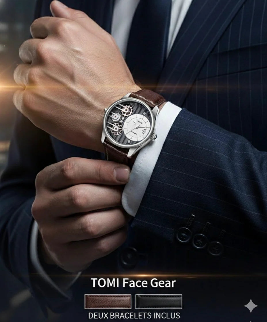 --- TOMI Face Gear™ T106-3 ---👑Une Montre Qui Reflète Votre Valeur