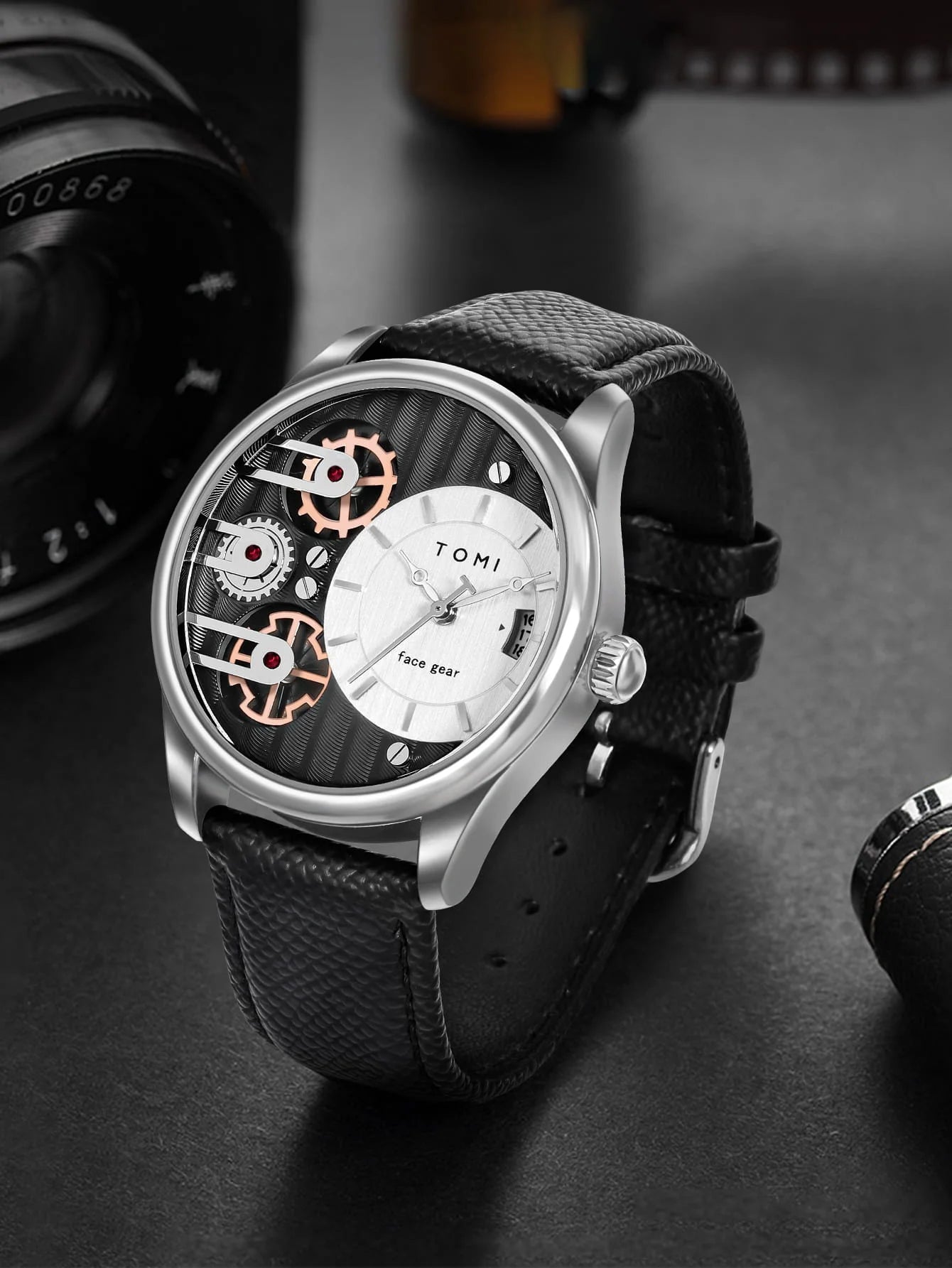 --- TOMI Face Gear™ T106-3 ---👑Une Montre Qui Reflète Votre Valeur