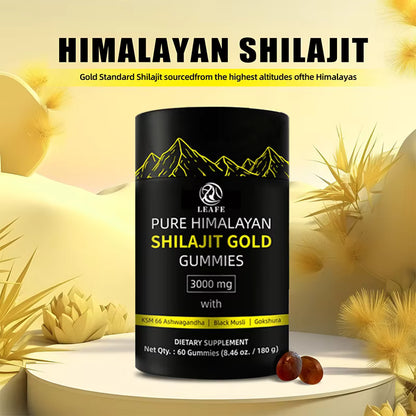 Gummies Shilajit Himalayen Énergie et Vitalité Naturelle