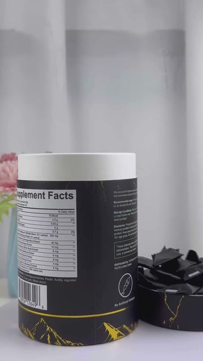 Gummies Shilajit Himalayen Énergie et Vitalité Naturelle