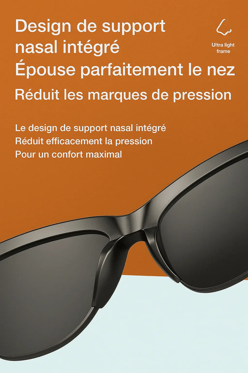 SmartVision™ – Lunettes Connectées Élégantes avec Audio Bluetooth et Filtre UV - LeCoinAfricain